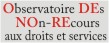 Link do stron ODENORE Observatoire DEs  NOn-REcours  aux droits et services